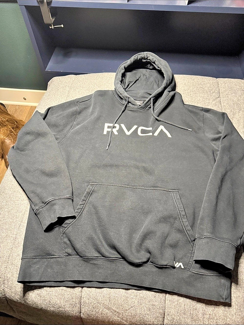 RVCA Big Wordmark Hoodie Black Pullover